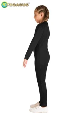 Tuta Tinta Unita Nera Bambina -Party Costume Store 6TUT 0011 2 A202