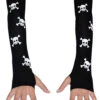 Guanti Di Halloween Stampa Pirata -Party Costume Store 6gua 0010 guanti stampa teschio 0.941339