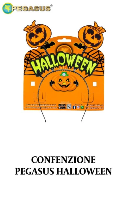 Cerchietto Frontino Halloween Zucca - Image 2