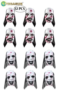 Maschera Vampiro Di Halloween (cf 12 Pz Assortiti)