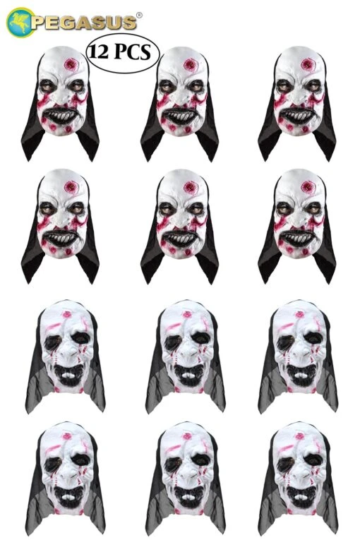 Maschera Vampiro Di Halloween (cf 12 Pz Assortiti)
