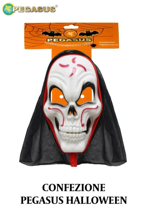 Maschera Morte Con Cappuccio Di Halloween Cf 24 Pz - Image 2