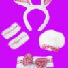 Set Coniglietta Lusso 4 Elementi -Party Costume Store 6set 0038 set coniglietta lusso 4 elementi 0.066991