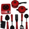 Set Cuoco Rosso 11elementi -Party Costume Store 6set 0072 set cuoco rosso 11elementi 0.433657