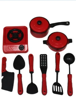 Set Cuoco Rosso 11elementi