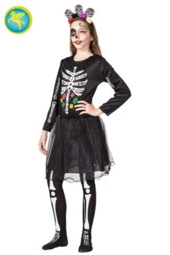 Scheletrina Messicana -Party Costume Store H8108203