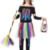 Scheletrina Multicolore -Party Costume Store H8109201