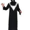 Demone Scheletro Paillettes Argento -Party Costume Store H8512 B