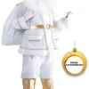 Babbo Natale Professionale Bianco Adulto -Party Costume Store N3105