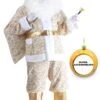 Babbo Natale Adulto Professionale Deluxe -Party Costume Store N3109