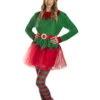 Elfetta Di Babbo Natale Donna -Party Costume Store N3620