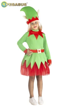 Elfetta Ragazza Di Babbo Natale