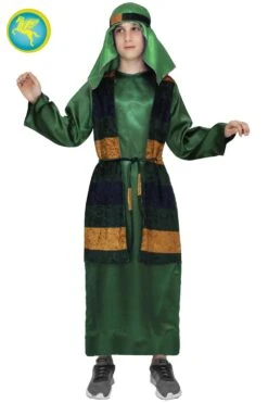 Pastore Presepe Verde Bambino