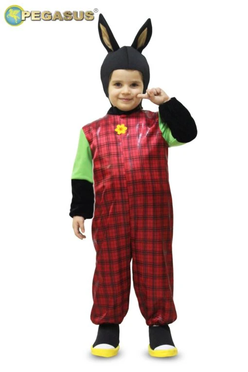 Vestito Di Carnevale Bambino Da Coniglio Black - Image 2
