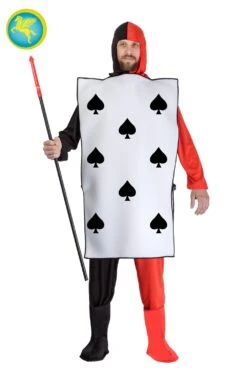 Costume Completo Carta Da Gioco Picche Adulto